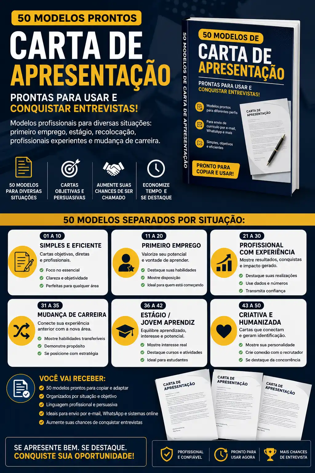 50 Cartas de Apresentação